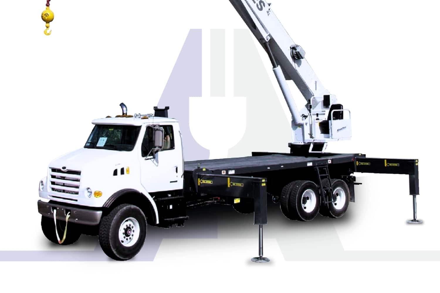 Manitex 28 102S Rear Mount Swing Cab Affordable Crane Rental Truck